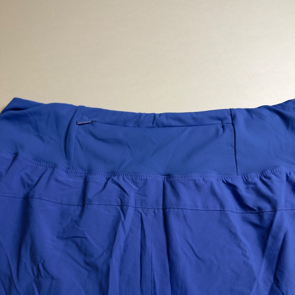 NWT Baleaf Womens XL Royal High Waisted Running Shorts Back Zip Pocket Athletic - Picture 12 of 13